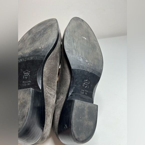 Via Spiga Gray Suede Ankle Boots Size 7,5 - Picture 11 of 13
